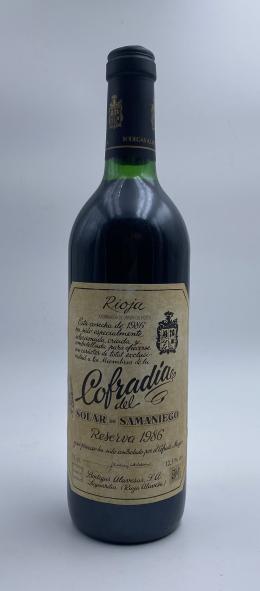 133   -  Cofradía del Solar de Samaniego Reserva 1986