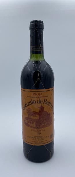 105   -  Gonzalo de Berceo Reserva 1998