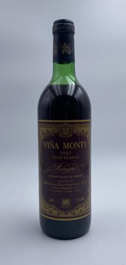 117   -  Viña Monty Gran Reserva 1981
