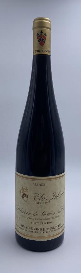 14   -  Zind Humbrecht Clos Jebsal Pinot Gris 1996 Sélection de Grains Nobles (vino dulce)