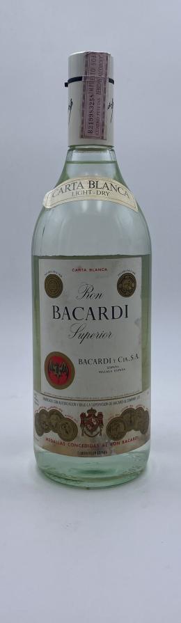190   -  Ron Bacardi Carta Blanca (años 70)