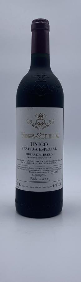 1   -  Vega Sicilia Único Reserva Especial 2017