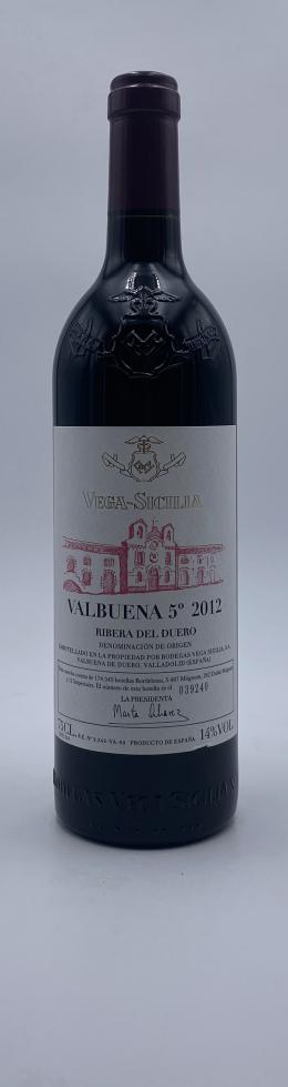 19   -  Valbuena 2012 5º Año Bodegas Vega Sicilia