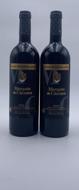 202   -  Marqués de Cáceres Gran Reserva 2008 (2 botellas)