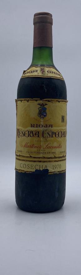 182   -  Martínez Lacuesta Reserva Especial 1970 Gran Reserva