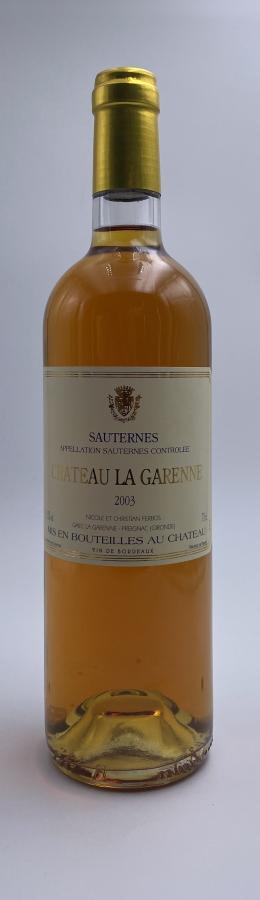 213   -  Château La Garenne 2003 Sauternes
