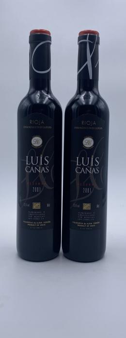 94   -  Luis Cañas Reserva 2001 (2 botellas 50cl.)